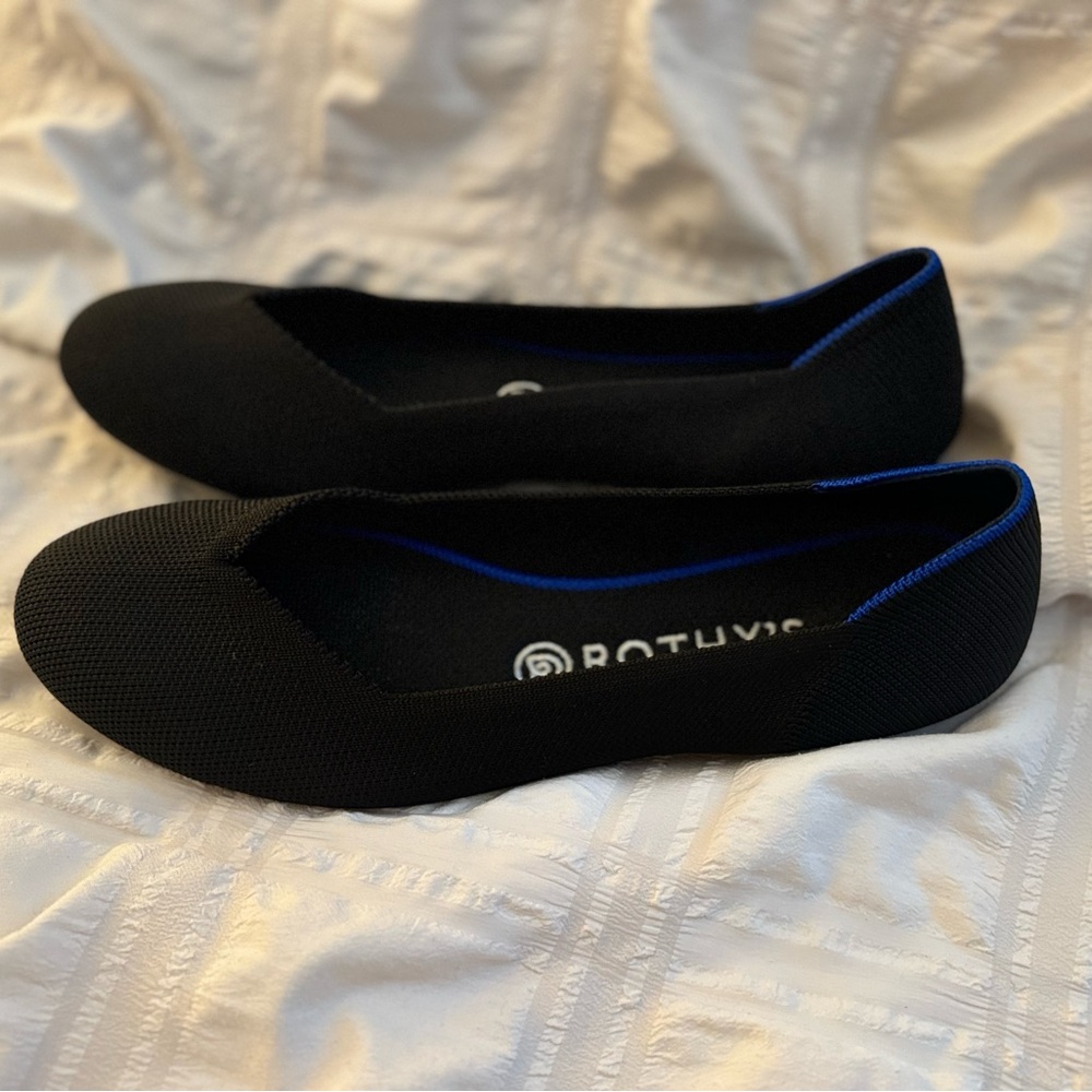 🖤 NWOT Rothy’s Black Flats Size 9 🖤 - Picture 6 of 14